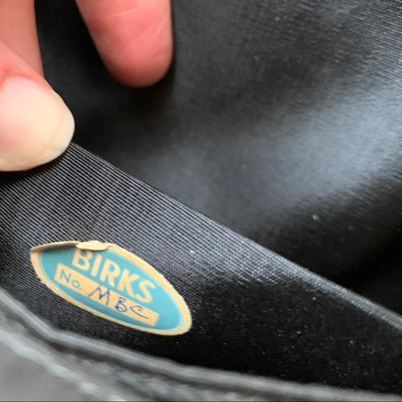 VINTAGE 1940s Black Corde Handbag by Gold Seal - Retro Handbag - Picture 8 of 15